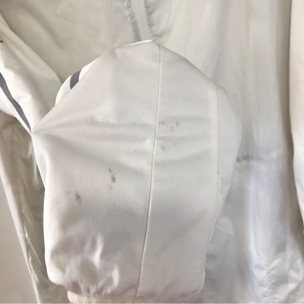 Nike White Golf Men's 1/2 Zip Pullover Jacket Windbreaker - Picture 10 of 11